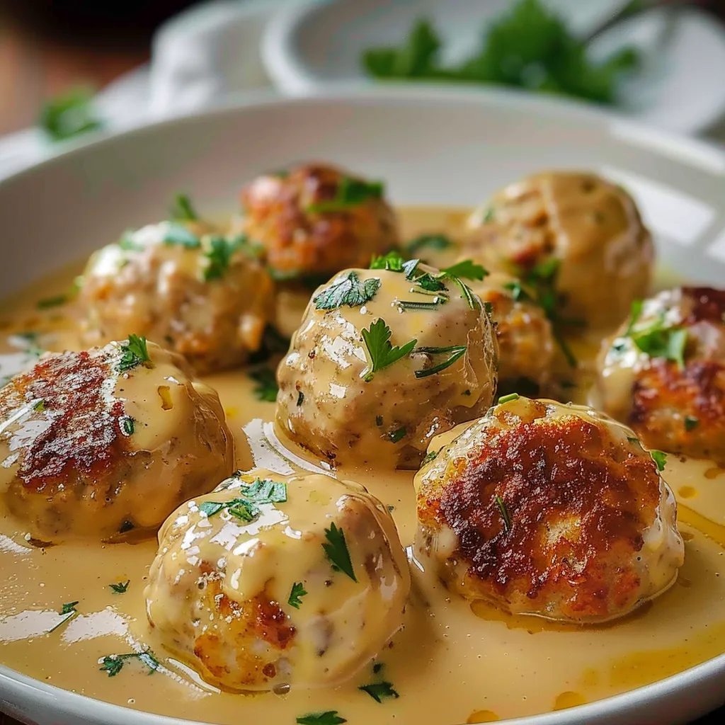 Boulettes de Poulet Crémeuses
