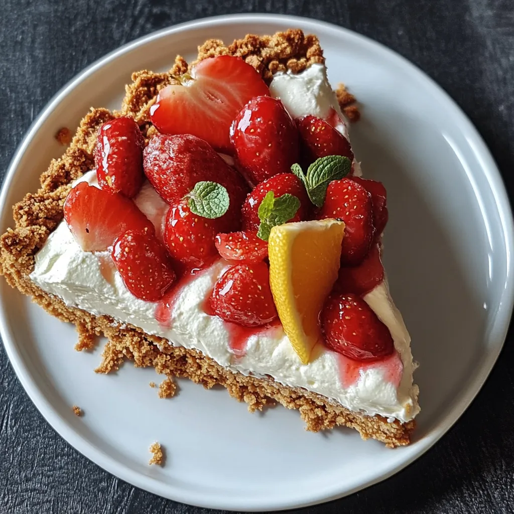 Une tarte aux fruits sur un plateau.