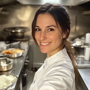 sana cheffe en cuisine