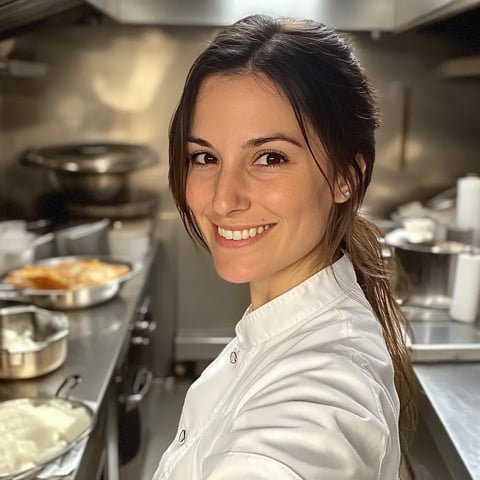 sana cheffe en cuisine