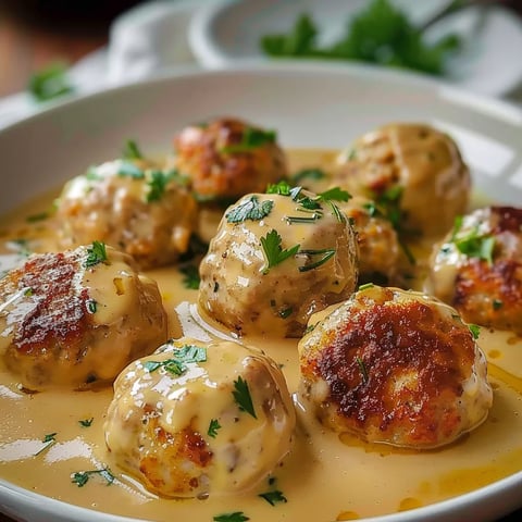 Boulettes de Poulet Crémeuses