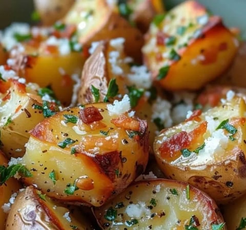 pommes de terre rouges rôties